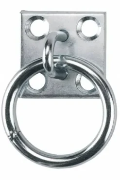 New Anneau d'écurie avec plaque zinguée Accessoires D'Écurie·Quincaillerie Pour L'écurie