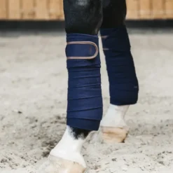 Bandes de polo avec bord cuir - Kentucky Bandages