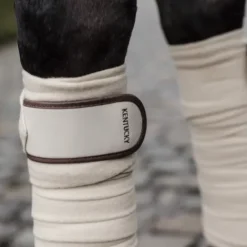 Bandes de polo avec bord cuir - Kentucky Bandages