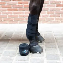 Sale Bandes néoprènes noires avec doublure polaire - Bandages