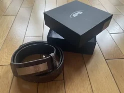 Sale Belle ceinture GPA, marron effet brossé, neuve Ceintures D'Équitation