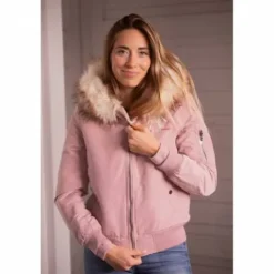 Outlet Blouson Lyon - - Style moderne et confort Femme Tenue D'Équitation Femme·Parka, Blouson, Doudoune