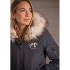 Outlet Blouson Lyon - - Style moderne et confort Femme Tenue D'Équitation Femme·Parka, Blouson, Doudoune