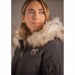 Outlet Blouson Lyon - - Style moderne et confort Femme Tenue D'Équitation Femme·Parka, Blouson, Doudoune