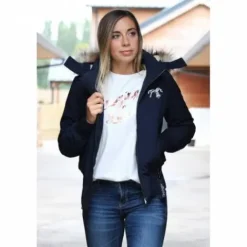 Discount Blouson Step - - Matelassure épaisse Femme Tenue D'Équitation Femme·Parka, Blouson, Doudoune