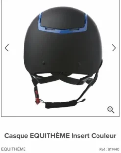 Online Bombe avec détails bleu Femme Protections De Tête·Casques D'équitation|Tenue D'Équitation Femme·Casques D'équitation Femme