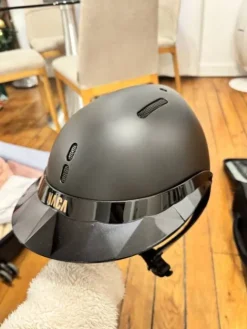 Hot Bombe Gravity XP Mat + visière large b Protections De Tête·Casques D'équitation