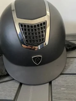 Best Bombe équitation Equithème Noir / Argent Protections De Tête·Casques D'équitation