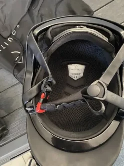 Best Bombe équitation Equithème Noir / Argent Protections De Tête·Casques D'équitation