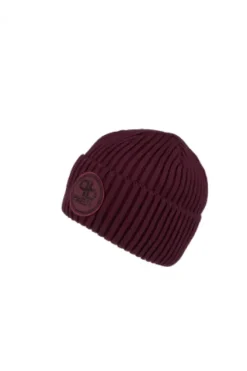 Sale Bonnet 4854 avec patch rond à strass - Bonnets Et Écharpes D'Équitation