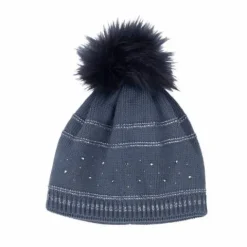 Bonnet à pompom brillant - Bonnets Et Écharpes D'Équitation