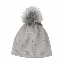 Bonnet à pompom brillant - Bonnets Et Écharpes D'Équitation