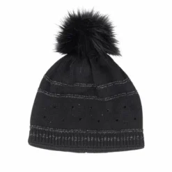 Bonnet à pompom brillant - Bonnets Et Écharpes D'Équitation