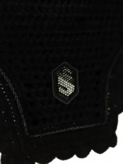 Outlet Bonnet anti bruit Swarovski Full Noir - Bonnets|Bonnet Cheval