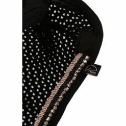 Outlet Bonnet anti mouches rosegold glamour - - Détails cristaux Bonnets|Bonnet Cheval