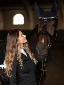 New Bonnet anti-mouches anti bruit Modern Dark Ocean - Bonnets|Bonnet Cheval