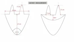 Bonnet anti-mouches - MIDNIGHT BLUE Bonnets|Bonnet Cheval