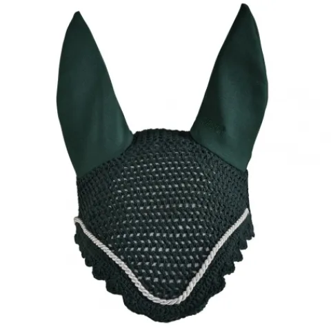 Bonnet anti-mouches - Basic galon argent Bonnets|Bonnet Cheval