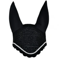 Bonnet anti-mouches - Basic galon argent Bonnets|Bonnet Cheval