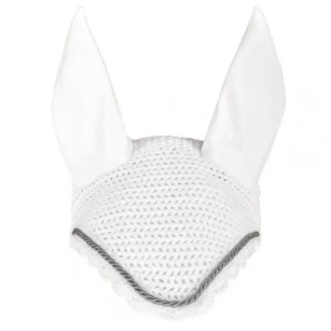Bonnet anti-mouches - Basic galon argent Bonnets|Bonnet Cheval