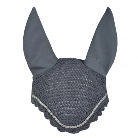 Bonnet anti-mouches - Basic galon argent Bonnets|Bonnet Cheval