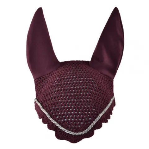 Bonnet anti-mouches - Basic galon argent Bonnets|Bonnet Cheval