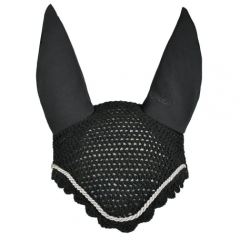 Bonnet anti-mouches - Basic galon argent Bonnets|Bonnet Cheval