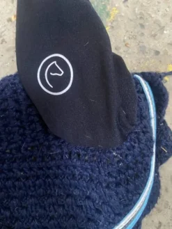 Best Bonnet bleu marine equitheme taille poney Bonnets|Bonnet Cheval