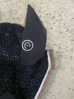 New Bonnet equitheme noir taille poney Bonnets|Bonnet Cheval