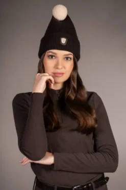 Best Bonnet tricoté Arezzo - - Doublure polaire Bonnets Et Écharpes D'Équitation