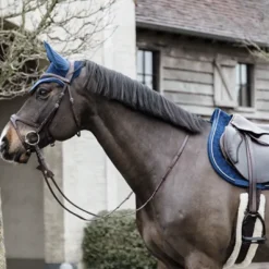 New Bonnet Wellington Basic Velvet Marine - Kentucky Bonnets|Bonnet Cheval