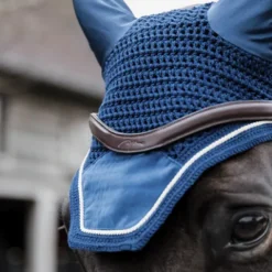 New Bonnet Wellington Basic Velvet Marine - Kentucky Bonnets|Bonnet Cheval