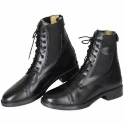 Outlet Boots Monaco en cuir avec laçets - Femme Bottes Et Boots·Boots Et Bottines équitation|Tenue D'Équitation Homme·Bottes Et Boots