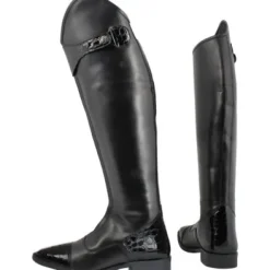 Clearance Bottes cuir croco Sarah - Femme Bottes Et Boots·Bottes D'équitation|Tenue D'Équitation Femme·Bottes Et Boots