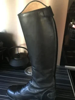 Clearance Bottes en cuir italien Bottes Et Boots·Bottes D'équitation