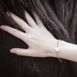 Sale Bracelet trèfle à quatre feuilles - Bijoux