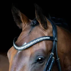 Bride Moulin Rouge Noir Blanc - Bridons Et Brides·Bride De Dressage|Brides De Dressage