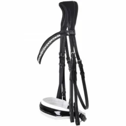 Bride Moulin Rouge Noir Blanc - Bridons Et Brides·Bride De Dressage|Brides De Dressage