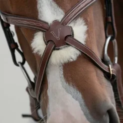 Bridon crossline avec muserolle mexicaine - Bridons Et Brides·Bridon Cuir