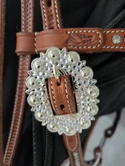 Sale Bridon et collier de chasse western Bridons Western|Bridons Et Brides·Bridon Cuir