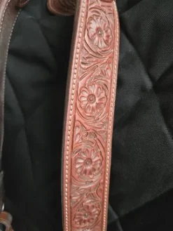 Sale Bridon et collier de chasse western Bridons Western|Bridons Et Brides·Bridon Cuir