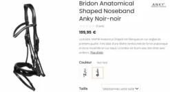 New Bridon filet dressage anatomique muserolle suédois Bridons Et Brides·Bridon Anatomique|Bridons Et Brides·Bridon Cuir