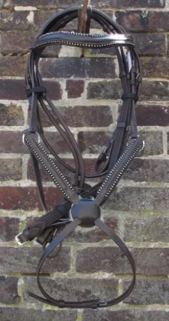 Outlet Bridon muserolle croisée EquiT Bridons Et Brides·Bridon Cuir