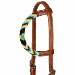 Sale idon Western avec décorations indiennes Bridons Western