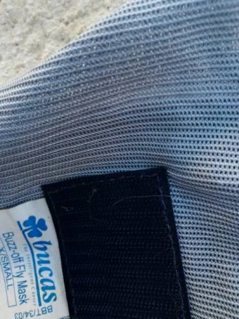 Outlet Bucas Buzz Off Fly Mask Bleu Masques Anti-Mouches