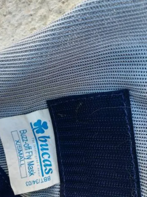 Outlet Bucas Buzz Off Fly Mask Bleu Masques Anti-Mouches