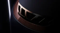 Outlet Casque AirLuxe Suprême Visière Polo Marine/Rose Gold - Femme Protections De Tête·Casques D'équitation|Tenue D'Équitation Femme·Casques D'équitation Femme