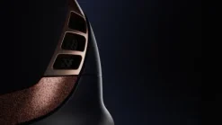 Outlet Casque AirLuxe Suprême Visière Polo Marine/Rose Gold - Femme Protections De Tête·Casques D'équitation|Tenue D'Équitation Femme·Casques D'équitation Femme