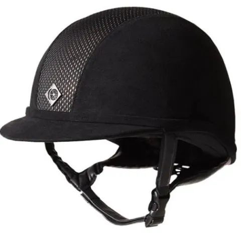 Outlet Casque AYR8 PLUS - Microsuede Protections De Tête·Casques D'équitation
