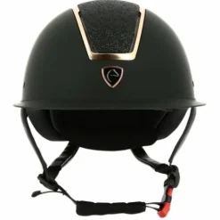 Online Casque Equi-Thème Glint Mat Noir et Rose Gold Protections De Tête·Casques D'équitation